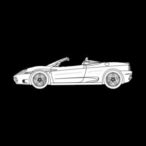 360 spider drawing