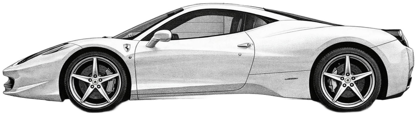 Drawing 458 Italia