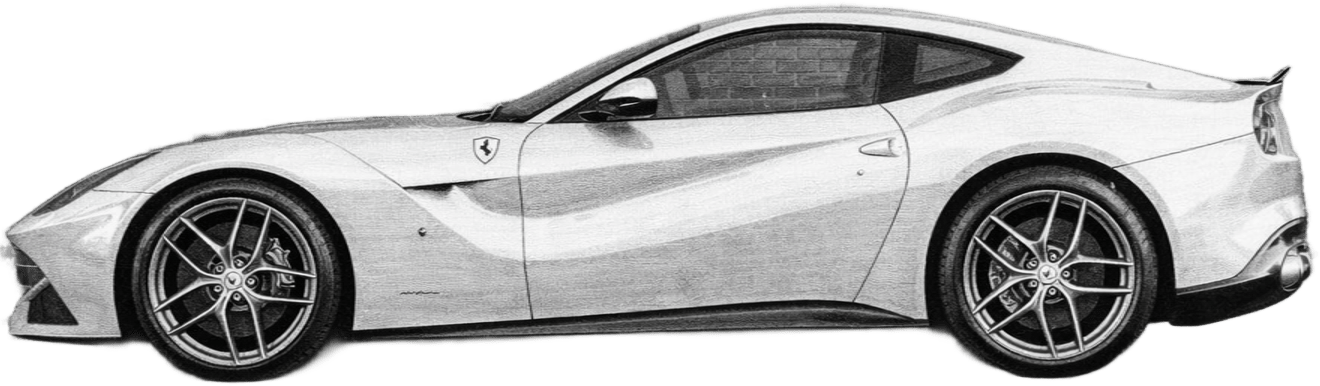 Drawing F12berlinetta