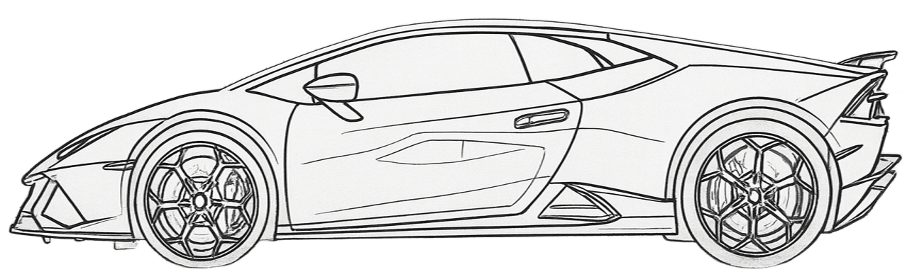 Drawing Huracan Tecnica