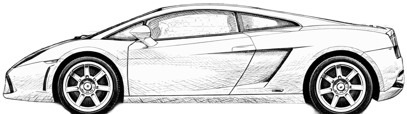 Drawing Lamborghini Gallardo LP550-2