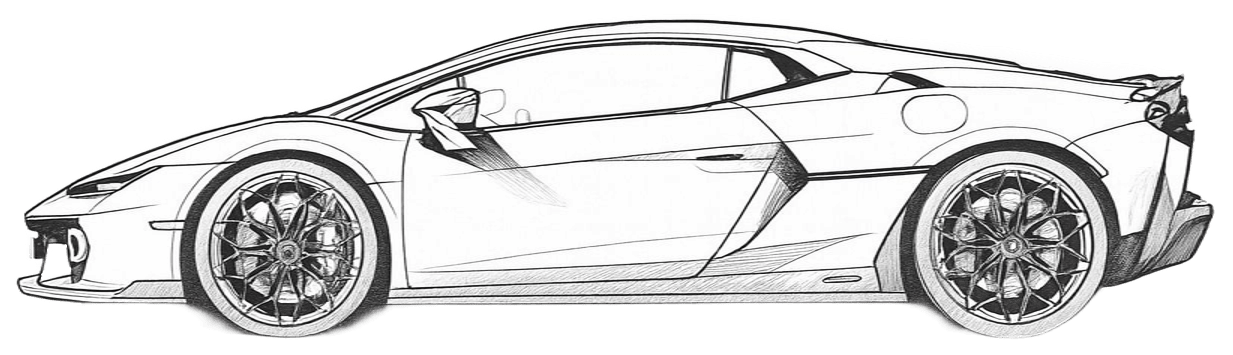 Drawing Lamborghini Temerario