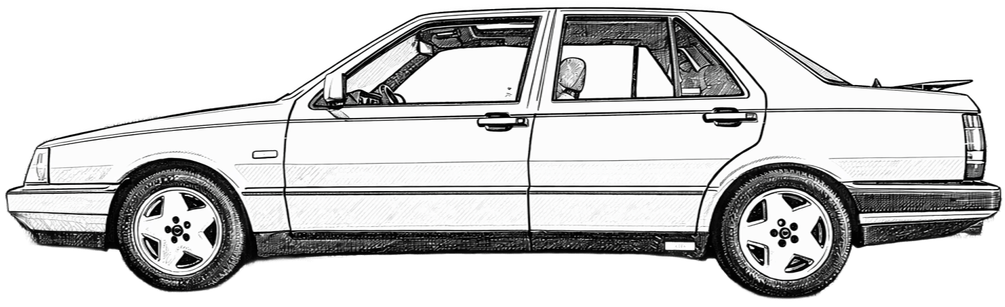Drawing Lancia Thema 8.32