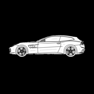 Ferrari ff drawing