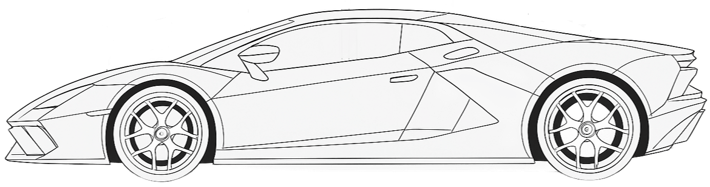 Lamborghini Revuelto drawing_