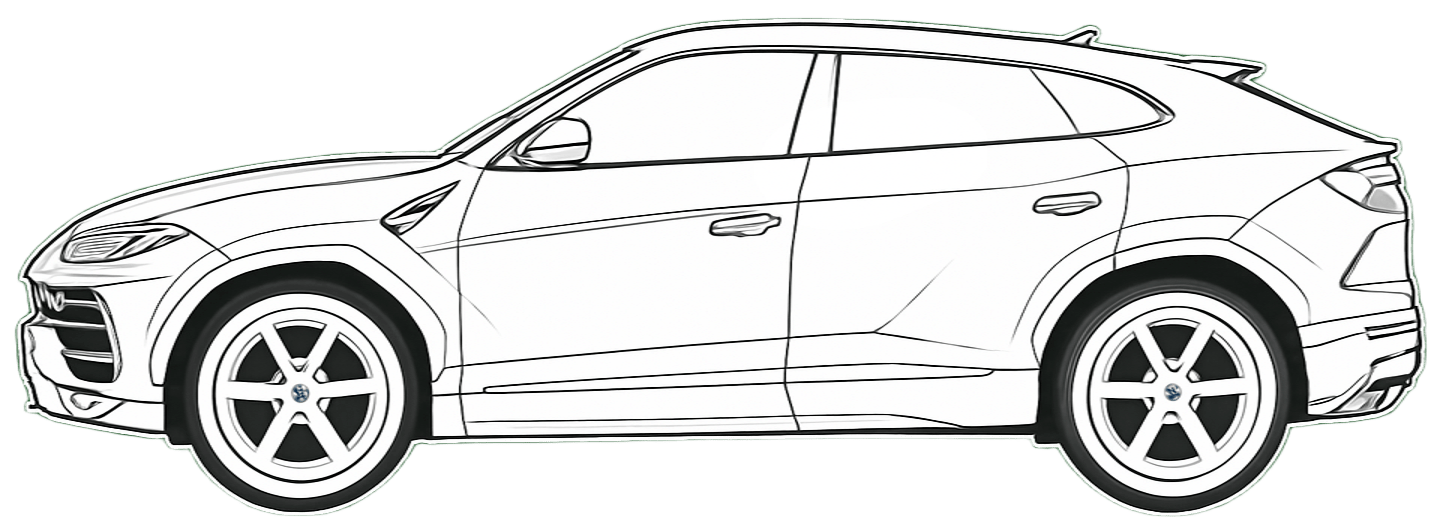 Urus Drawing
