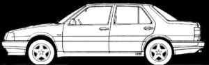 lancia thema drawing
